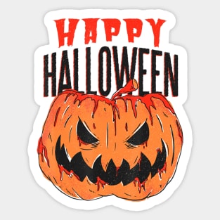 Happy Halloween Pumpkin Sticker